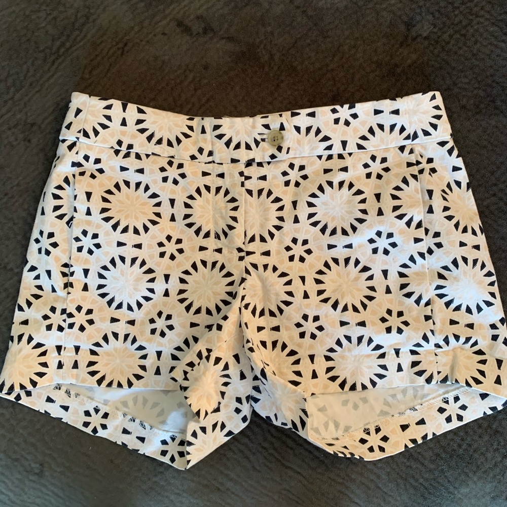 J. Crew patterned chino shorts